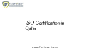 What Advantages Does ISO Certification for Food Safety Management in Qatar Bring?