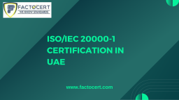 Does UAE require ISO/IEC 20000-1 certification?